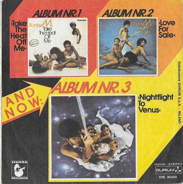 Boney M. - Rivers Of Babylon / Brown Girl In The Ring | Durium (DE 3000) - 2