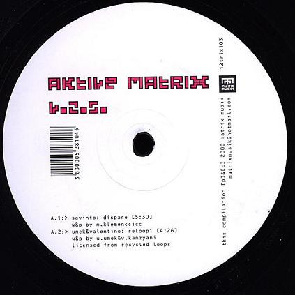 Various - Aktive Matrix V.2.5. | Matrix Musik (12TRIX103)