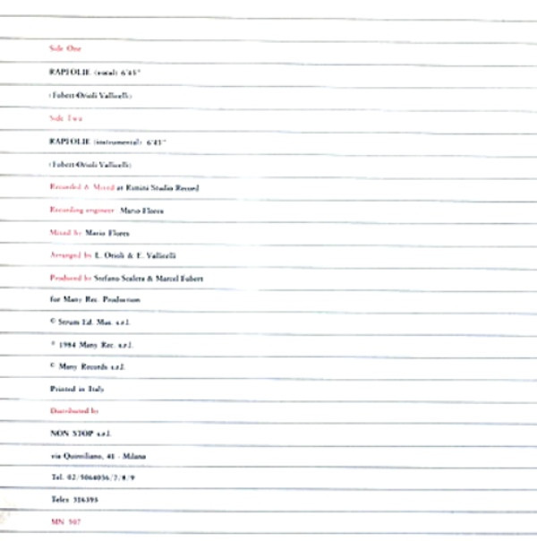 Marcel Fobert & Folie Club - Rapfolie | Many Records (MN 507) - 6