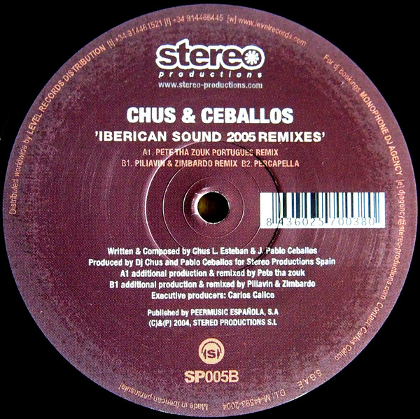 Chus & Ceballos - Iberican Sound (2005 Remixes) | Stereo Productions (SP005B)