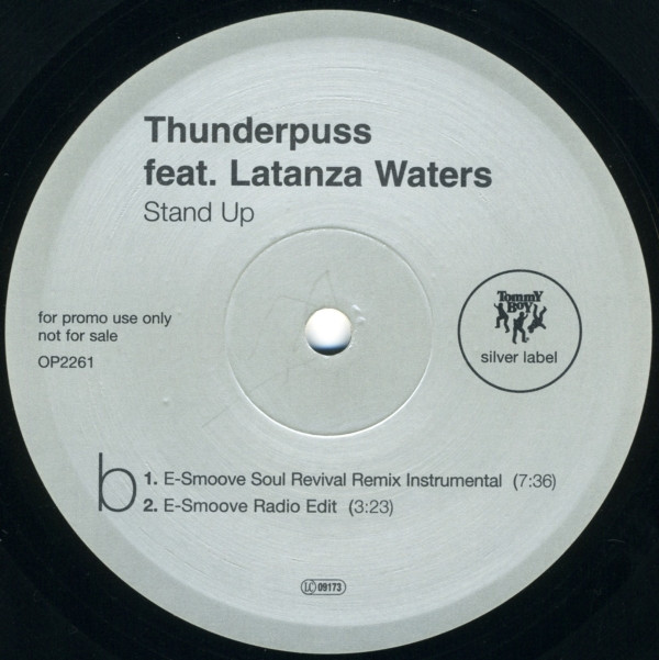 Thunderpuss - Stand Up (E-Smoove Remixes) | Tommy Boy Silver Label (OP 2261) - 3