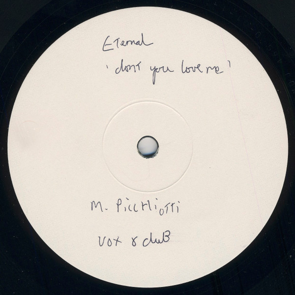 Eternal Meet Mark Picchiotti - Don't You Love Me | EMI United Kingdom (12EMDJ 465)