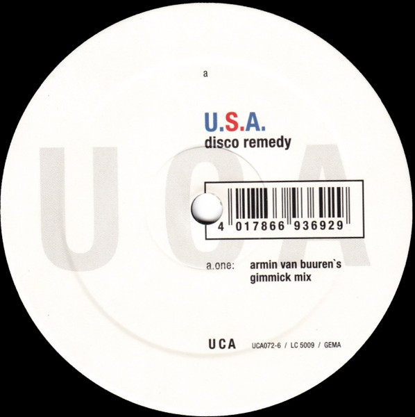 U.S.A. - Disco Remedy | UCA Records (UCA072-6) - main U.S.A. - Disco Remedy | UCA Records (UCA072-6) - main