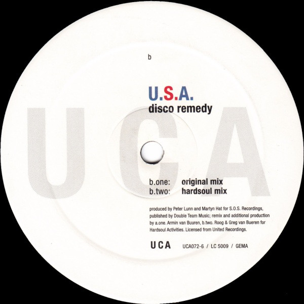 U.S.A. - Disco Remedy | UCA Records (UCA072-6) - 2 U.S.A. - Disco Remedy | UCA Records (UCA072-6) - 2