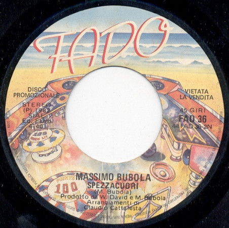 Tempi Duri / Massimo Bubola - Regina Di Dolore / Spezzacuori | Fado (FAD 36) - 2