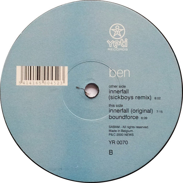 Ben Dijkgraaf - Innerfall | Yeti Records (YR 0070) - 4