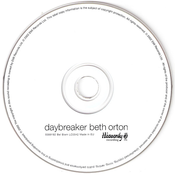 Beth Orton - Daybreaker | Heavenly (HVNLP37CD) - 3
