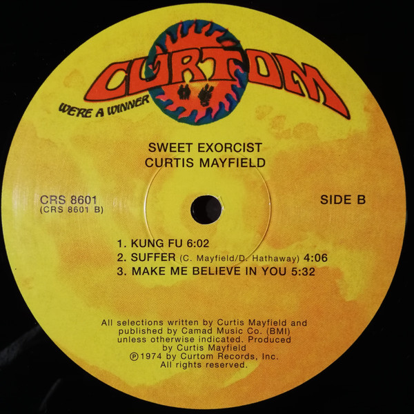 Curtis Mayfield - Sweet Exorcist | Curtom (CRS 8601) - 4