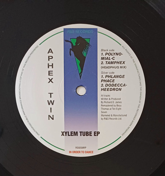Aphex Twin - Xylem Tube EP | R & S Records (RS9209RP) - 4