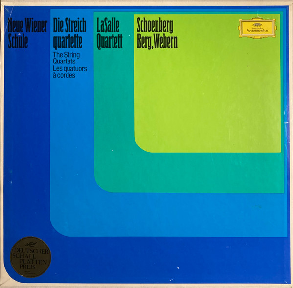 Lasalle Quartet , Arnold Schoenberg , Alban Berg , Anton Webern - Neue Wiener Schule - Die Streichquartette | Deutsche Grammophon (2720 029) - main