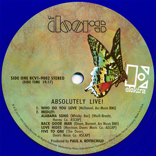 The Doors - Absolutely Live | Elektra (RCV1-9002) - 4