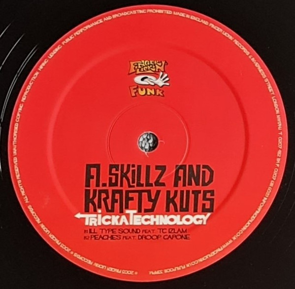A-Skillz + Krafty Kuts - Tricka Technology | Finger Lickin' Records (FLRLP008) - 4