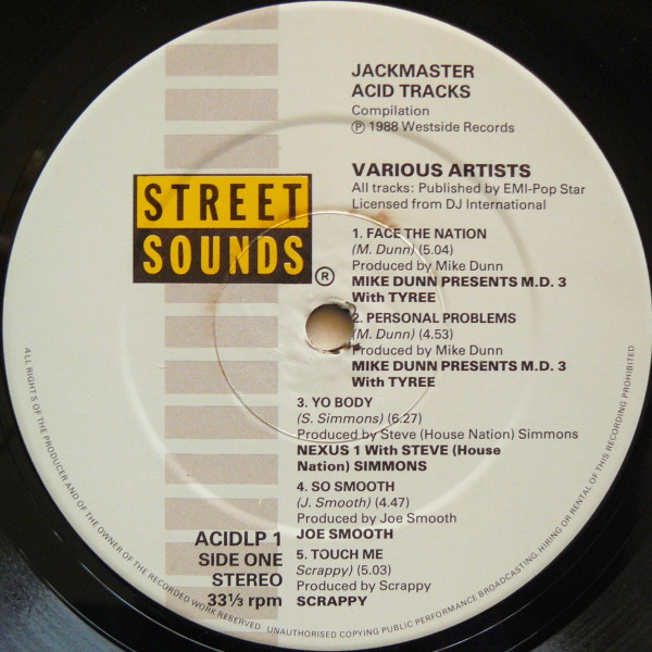 Various - Jackmaster Acid Trax | Street Sounds (ACIDLP 1) - 3 Various - Jackmaster Acid Trax | Street Sounds (ACIDLP 1) - 3