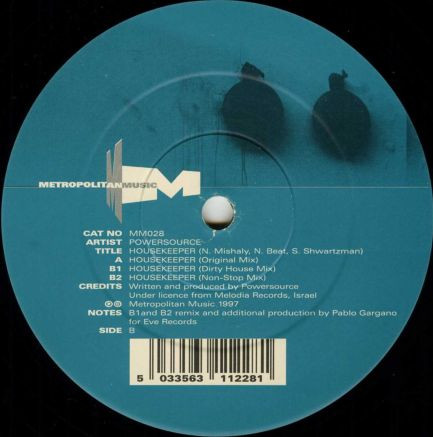 Power Source - Housekeeper | Metropolitan Music (MM028) - main Power Source - Housekeeper | Metropolitan Music (MM028) - main