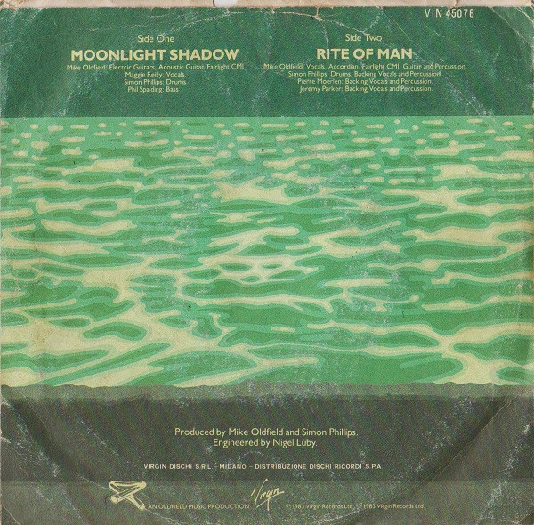 Mike Oldfield - Moonlight Shadow | Virgin (VIN 45076) - 2 Mike Oldfield - Moonlight Shadow | Virgin (VIN 45076) - 2