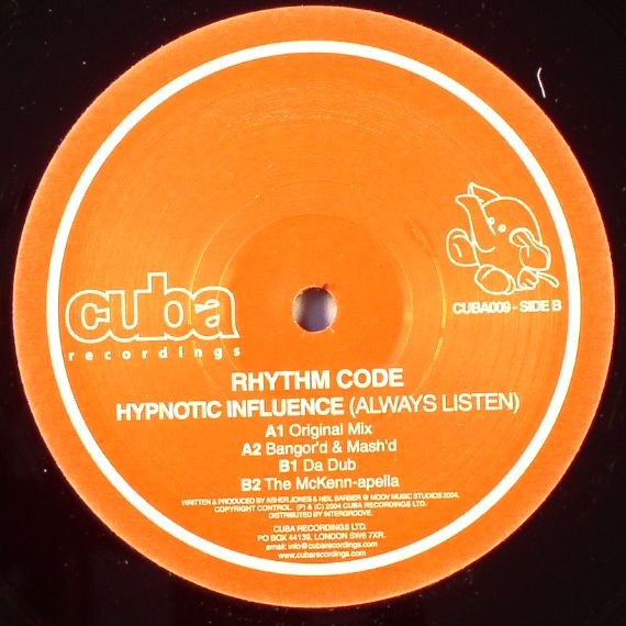 Rhythm Code - Hypnotic Influence (Always Listen) | Cuba Recordings (CUBA009)