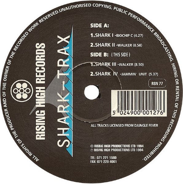 Various - Shark-Trax | Rising High Records (RSN 77) - 3