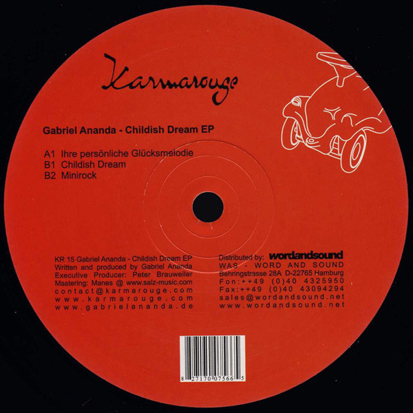 Gabriel Ananda - Childish Dream EP | Karmarouge (KR 15)