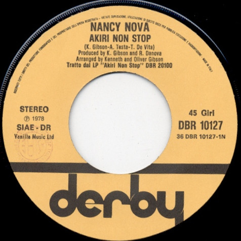 Nancy Nova - Akiri Non Stop | Derby (DBR 10127) - 3