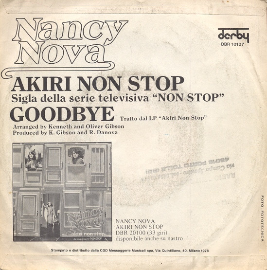 Nancy Nova - Akiri Non Stop | Derby (DBR 10127) - 2
