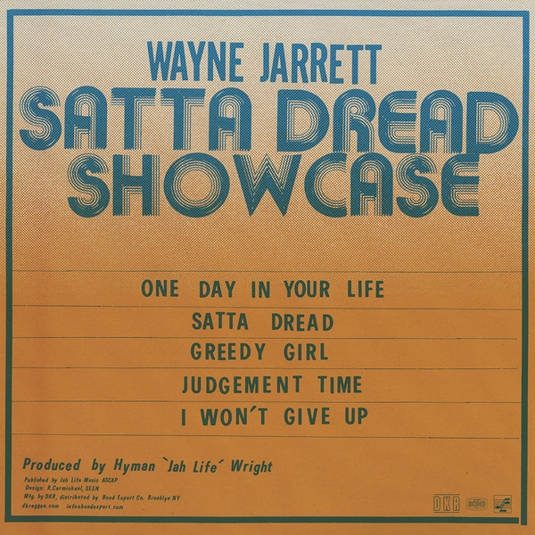 Wayne Jarrett - Satta Dread Showcase | Jah Life (JL-065) - 2