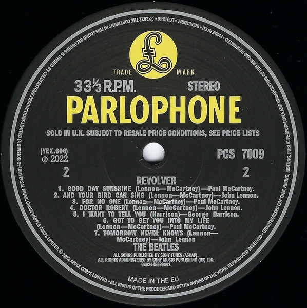 The Beatles - Revolver | Apple Records (0602445599691) - 4 The Beatles - Revolver | Apple Records (0602445599691) - 4
