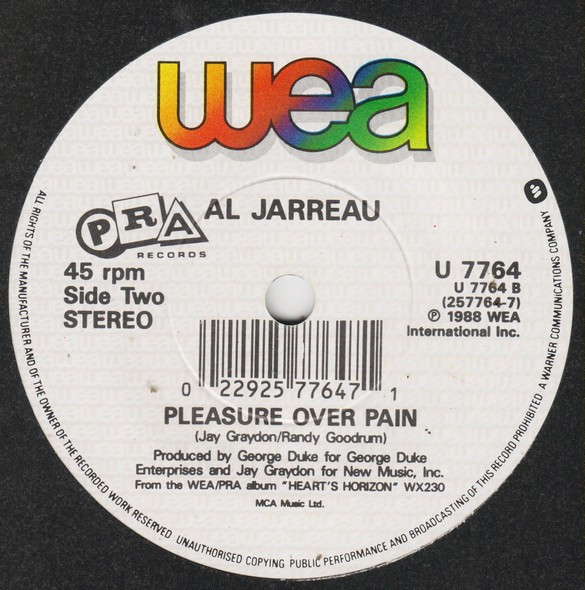 Al Jarreau - So Good | WEA (U7764) - 4