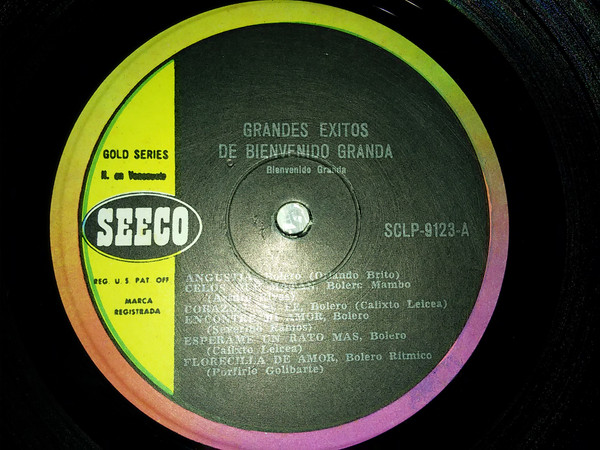 Bienvenido Granda Con La Sonora Matancera - Grandes Exitos De Bienvenido Granda | Seeco (SCLP-9123) - 4