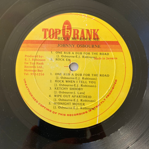 Johnny Osbourne - Rock Me Rock Me | Top Rank (TRA 6004 LP) - 4