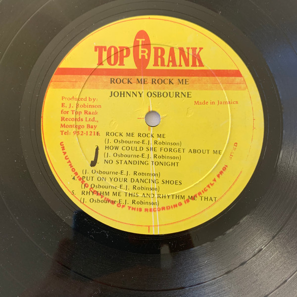 Johnny Osbourne - Rock Me Rock Me | Top Rank (TRA 6004 LP) - 3