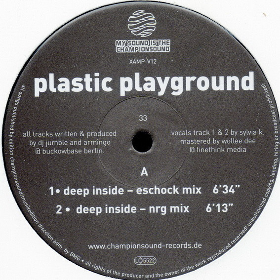 Jumble And Armingo - Plastic Playground | Championsound (XAMP-V12) - main Jumble And Armingo - Plastic Playground | Championsound (XAMP-V12) - main