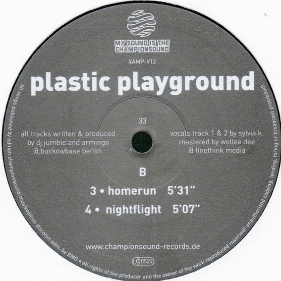 Jumble And Armingo - Plastic Playground | Championsound (XAMP-V12) - 2 Jumble And Armingo - Plastic Playground | Championsound (XAMP-V12) - 2