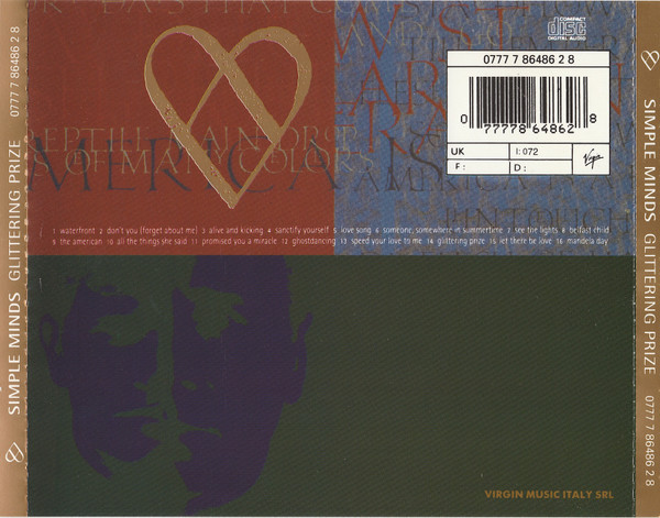 Simple Minds - Glittering Prize 81/92 | Virgin (0777 7 86486 2 8) - 4 Simple Minds - Glittering Prize 81/92 | Virgin (0777 7 86486 2 8) - 4