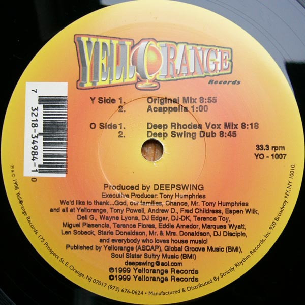 Sunkids Featuring Chance - Rescue Me | Yellorange (YO- 1007) - 2 Sunkids Featuring Chance - Rescue Me | Yellorange (YO- 1007) - 2
