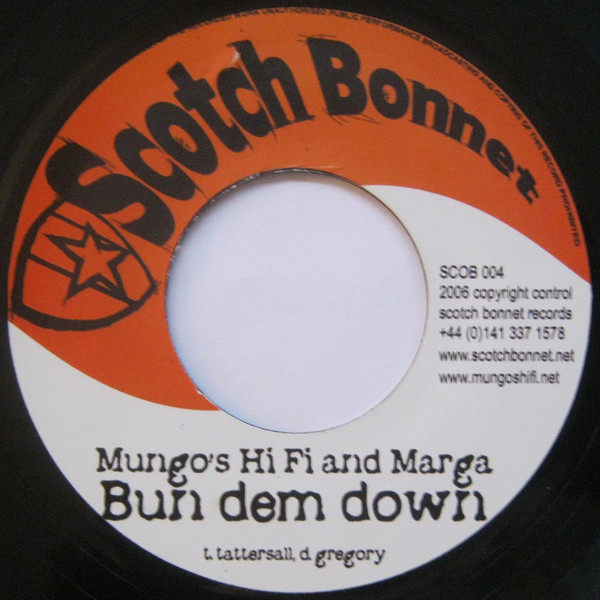 Mungo's Hi-Fi And Marga - Bun Dem Down | Scotch Bonnet (SCOB 004) - main