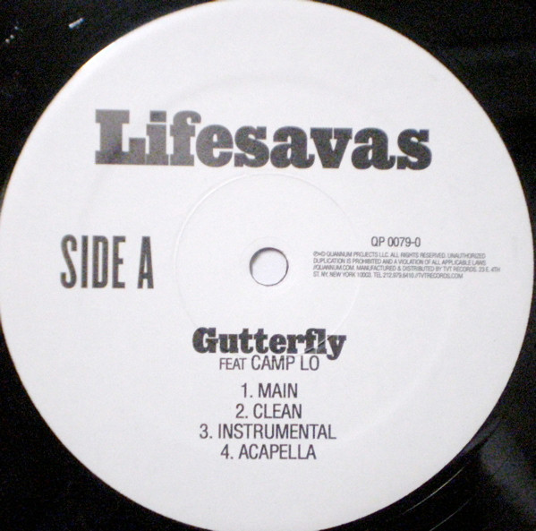 Lifesavas - Gutterfly / A Serpent's Love | Quannum Projects (QP 0079-0)