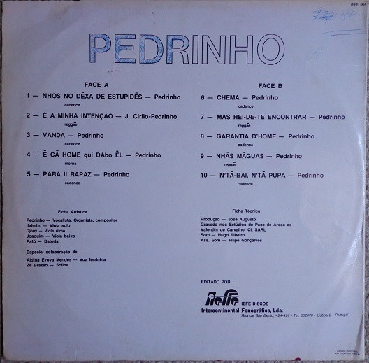 Pedrinho - Nhõs  No Dêxa De Estupidês | Iefe Discos (IEFE-004)