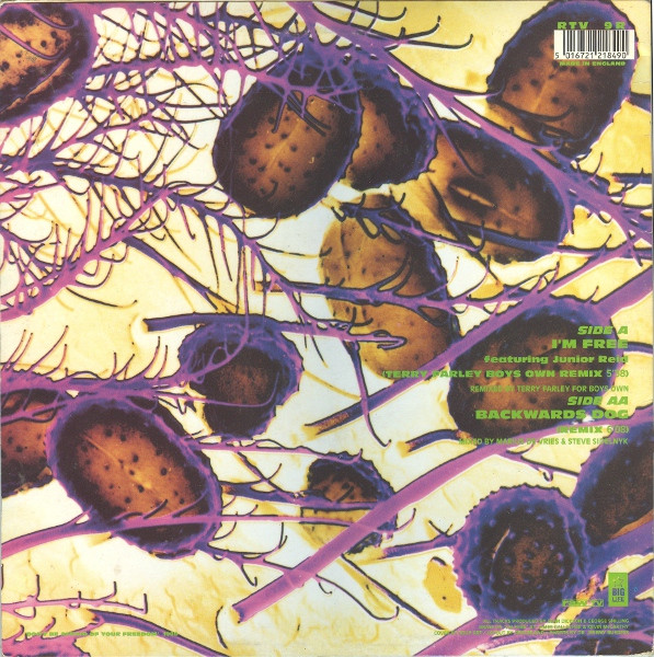 The Soup Dragons - I'm Free /  Backwards Dog (Remixes) | Raw TV Products (RTV 9 R) - 2