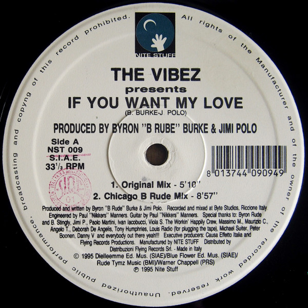 The Vibez - If You Want My Love | Nite Stuff (NST 009)