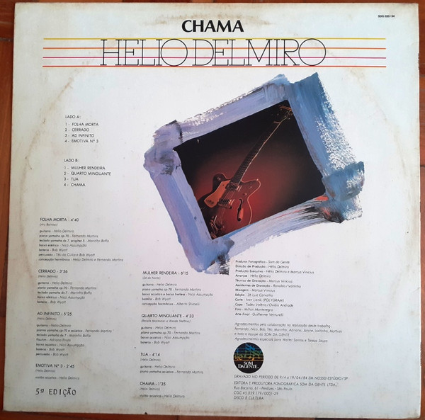 Hélio Delmiro - Chama | Som Da Gente (SDG 020/84) - 3 Hélio Delmiro - Chama | Som Da Gente (SDG 020/84) - 3