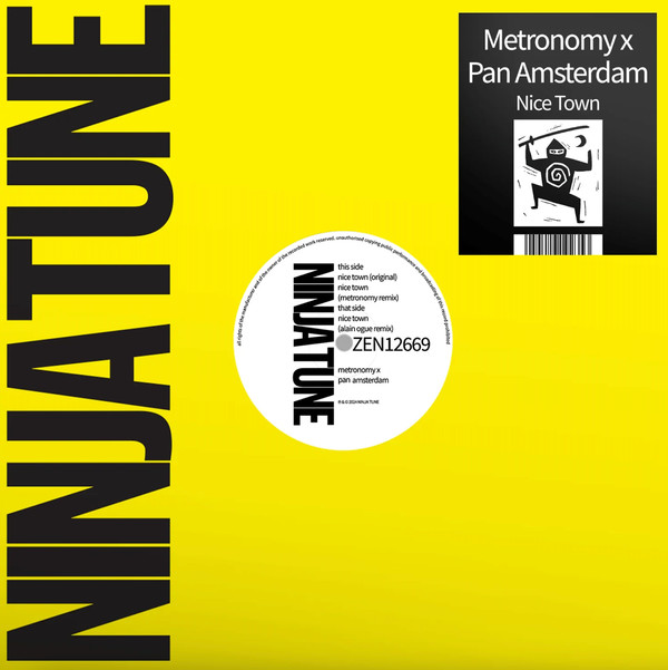 Metronomy x Pan Amsterdam - Nice Town | Ninja Tune (ZEN12669) - main Metronomy x Pan Amsterdam - Nice Town | Ninja Tune (ZEN12669) - main