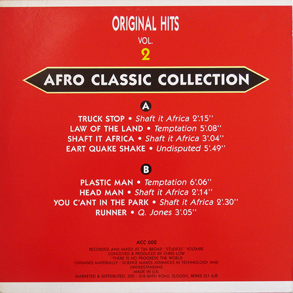 Various - Afro Classic Collection Vol. 2 | Afro Classic Collection (ACC 002) - 2 Various - Afro Classic Collection Vol. 2 | Afro Classic Collection (ACC 002) - 2