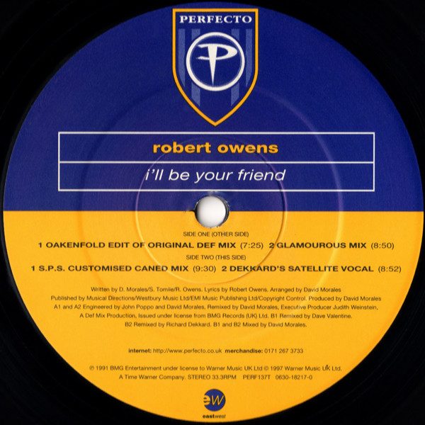Robert Owens - I'll Be Your Friend | Perfecto (PERF137T) - 4