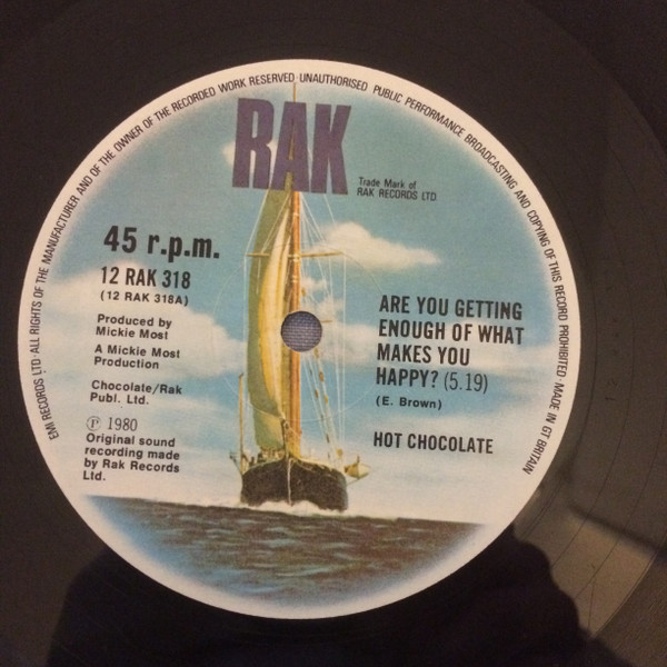 Hot Chocolate - Are You Getting Enough Of What Makes You Happy? | RAK (12 RAK 318) - 3 Hot Chocolate - Are You Getting Enough Of What Makes You Happy? | RAK (12 RAK 318) - 3