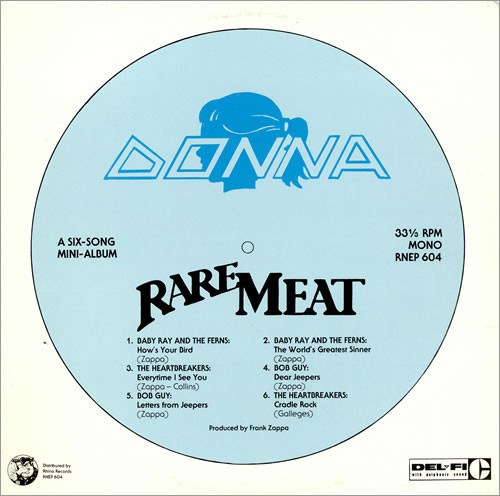 Frank Zappa - Rare Meat | Del-Fi Records (RNEP 604)