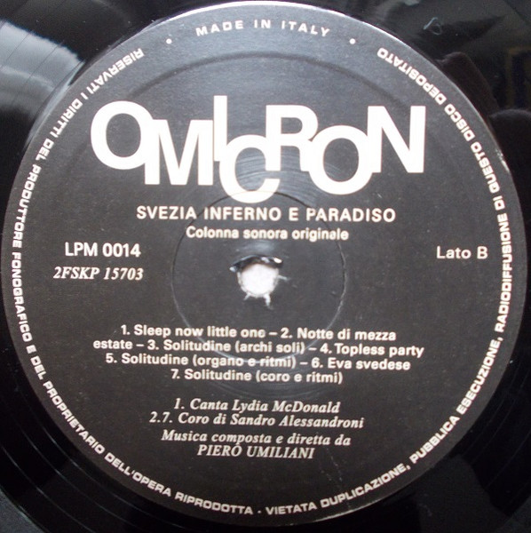 Piero Umiliani - Svezia Inferno E Paradiso | Schema (SCEB939 LP) - 4
