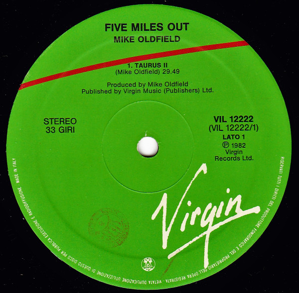 Mike Oldfield - Five Miles Out | Virgin (VIL 12222) - 3 Mike Oldfield - Five Miles Out | Virgin (VIL 12222) - 3