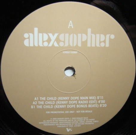 Alex Gopher - The Child | V2 (VVR5013096P) - main Alex Gopher - The Child | V2 (VVR5013096P) - main