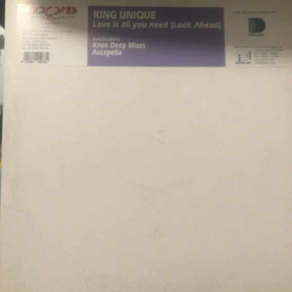 King Unique - Love Is All You Need (Look Ahead) | Oxyd Records (OX5033)