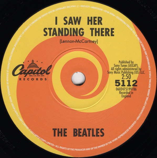 The Beatles - I Want To Hold Your Hand / I Saw Her Standing There | Capitol Records (5112) - 5 The Beatles - I Want To Hold Your Hand / I Saw Her Standing There | Capitol Records (5112) - 5
